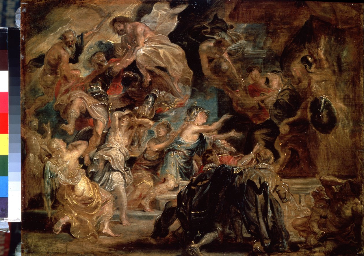 La morte di Enrico IV e la proclamazione della Reggenza da Peter Paul Rubens