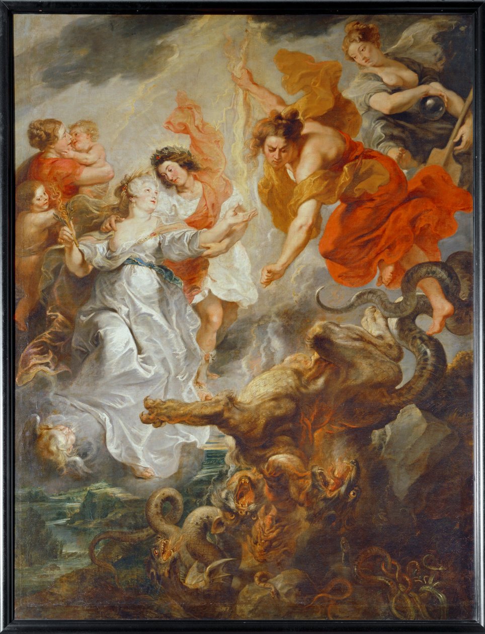 La perfetta riconciliazione della regina e di suo figlio (dipinto su tela) da Peter Paul Rubens