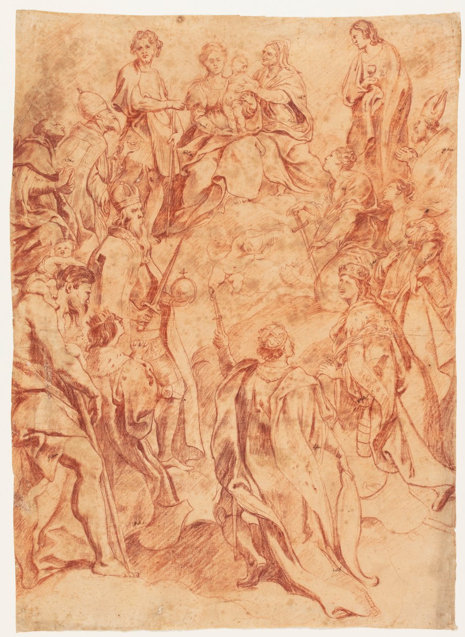 Maria mit dem Kind und Heiligen da Peter Paul Rubens