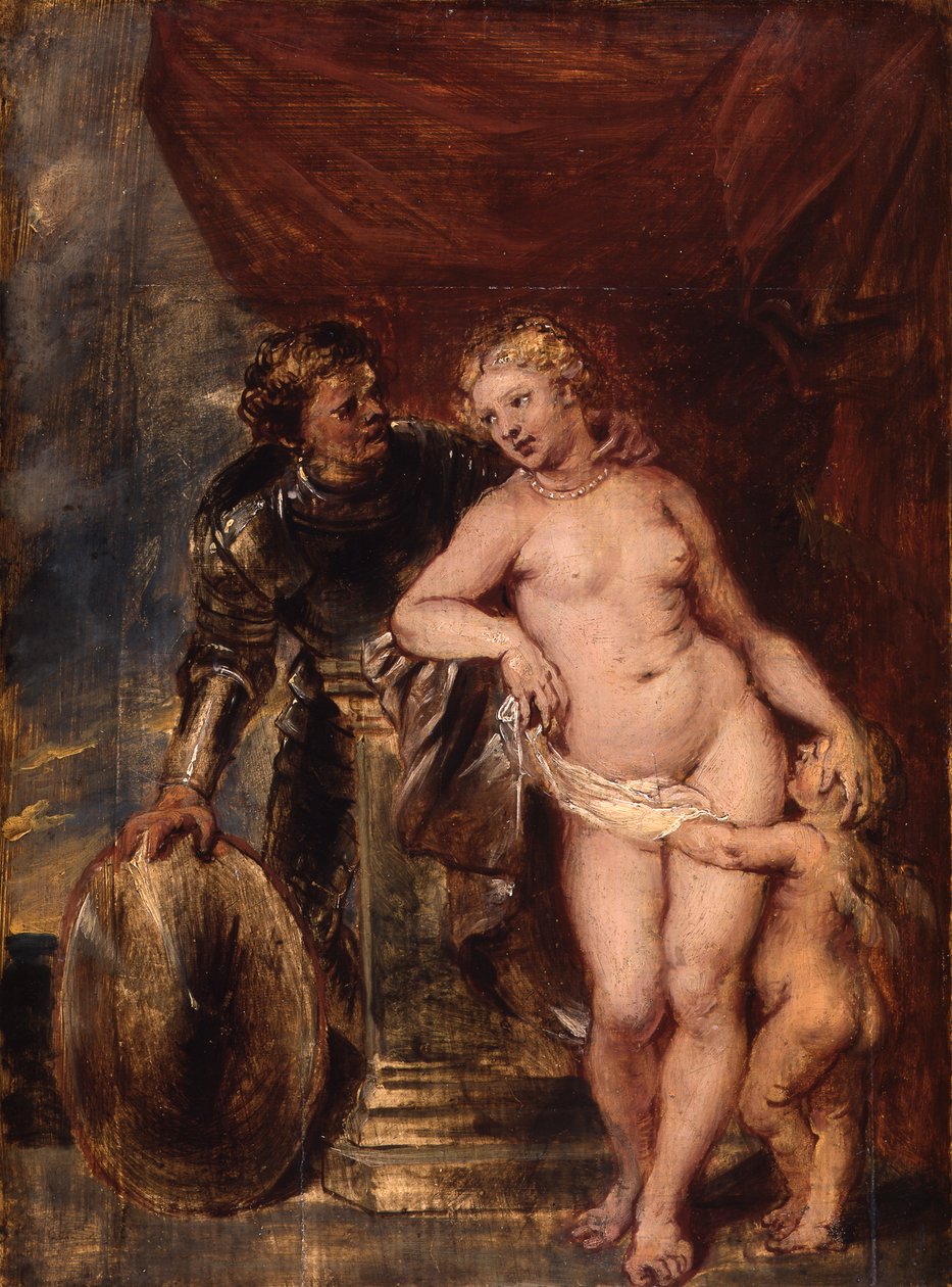 Marte, Venere e Cupido da Peter Paul Rubens