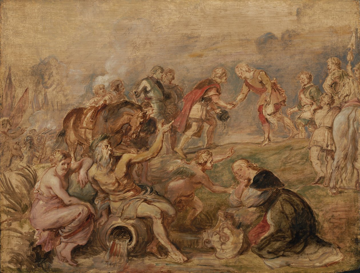Incontro tra il re Ferdinando d’Ungheria e il cardinale-infante Ferdinando di Spagna a Nördlingen da Peter Paul Rubens