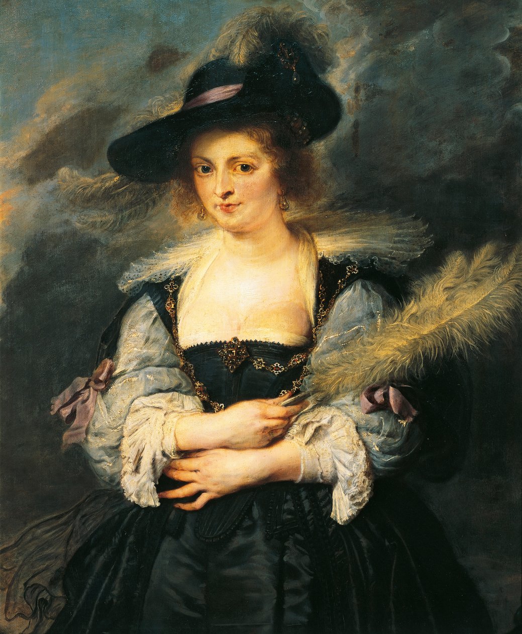 Ritratto di Helene Fourment (dettaglio) da Peter Paul Rubens