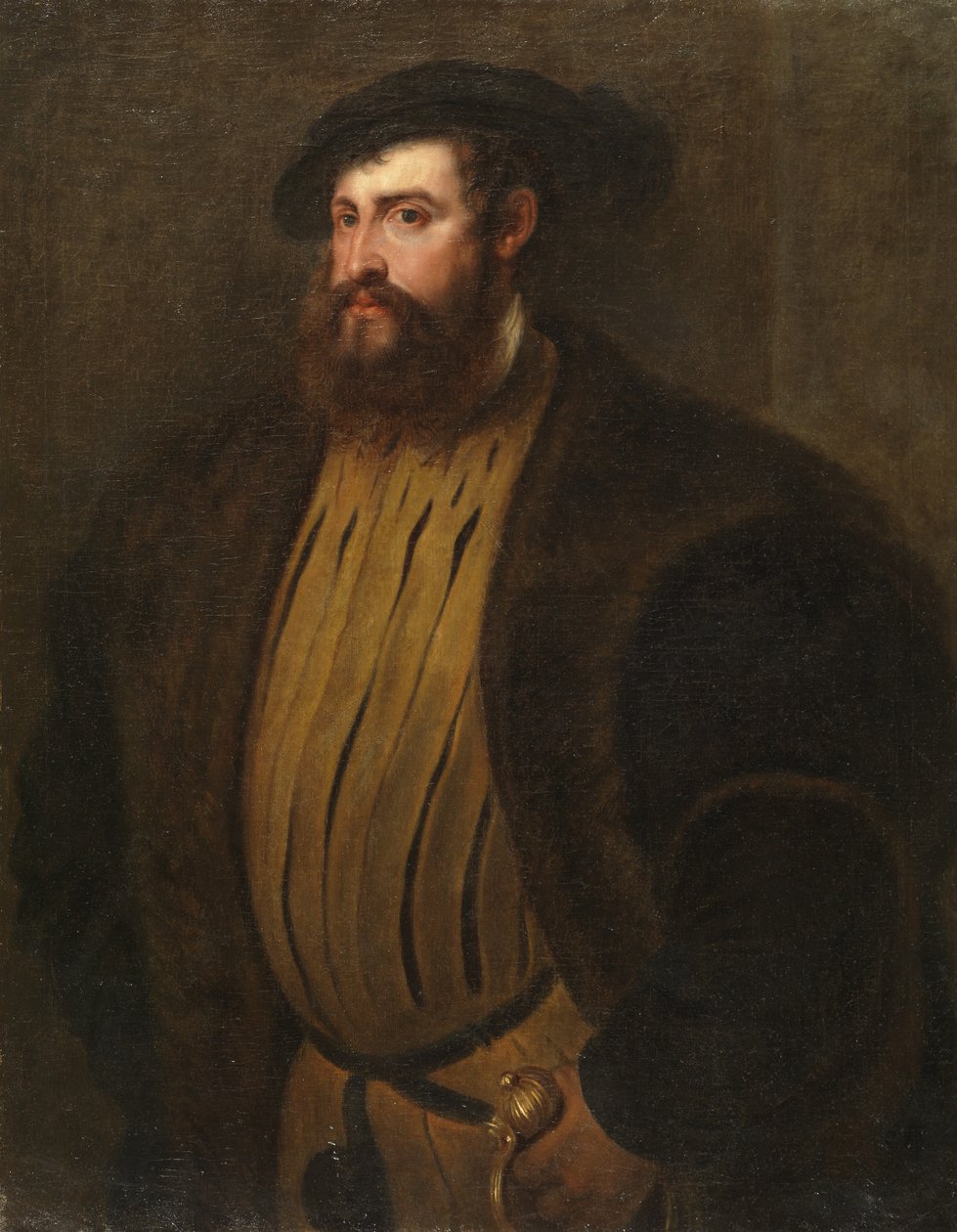 Ritratto di Hernan Cortez (dopo Tiziano) da Peter Paul Rubens