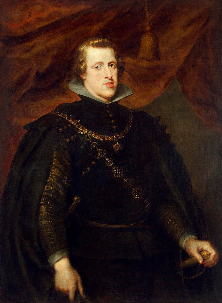 Ritratto di Re Filippo IV di Spagna, dei Paesi Bassi Spagnoli e Re del Portogallo da Peter Paul Rubens