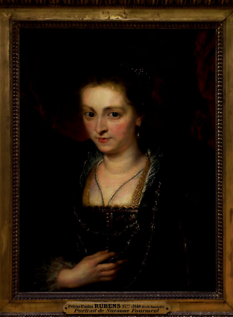 Ritratto di una donna. Ritratto di Suzanna Fourment da Peter Paul Rubens