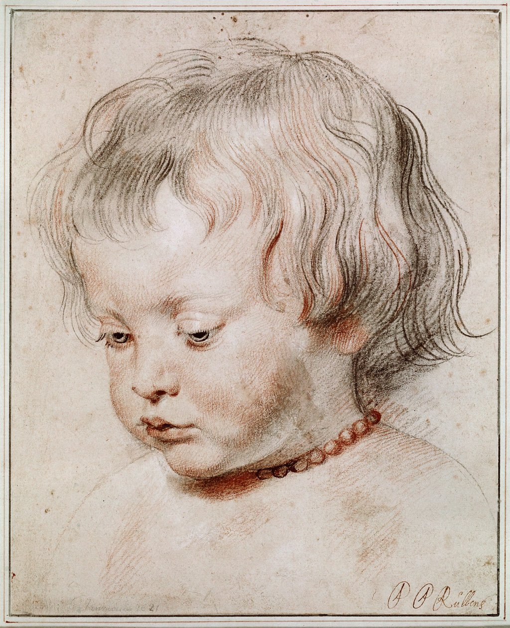 Studio di ritratto del figlio Nicolas da Peter Paul Rubens