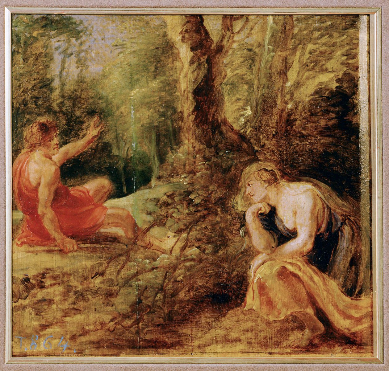 Procri e Cefalo (pittura su tavola) da Peter Paul Rubens