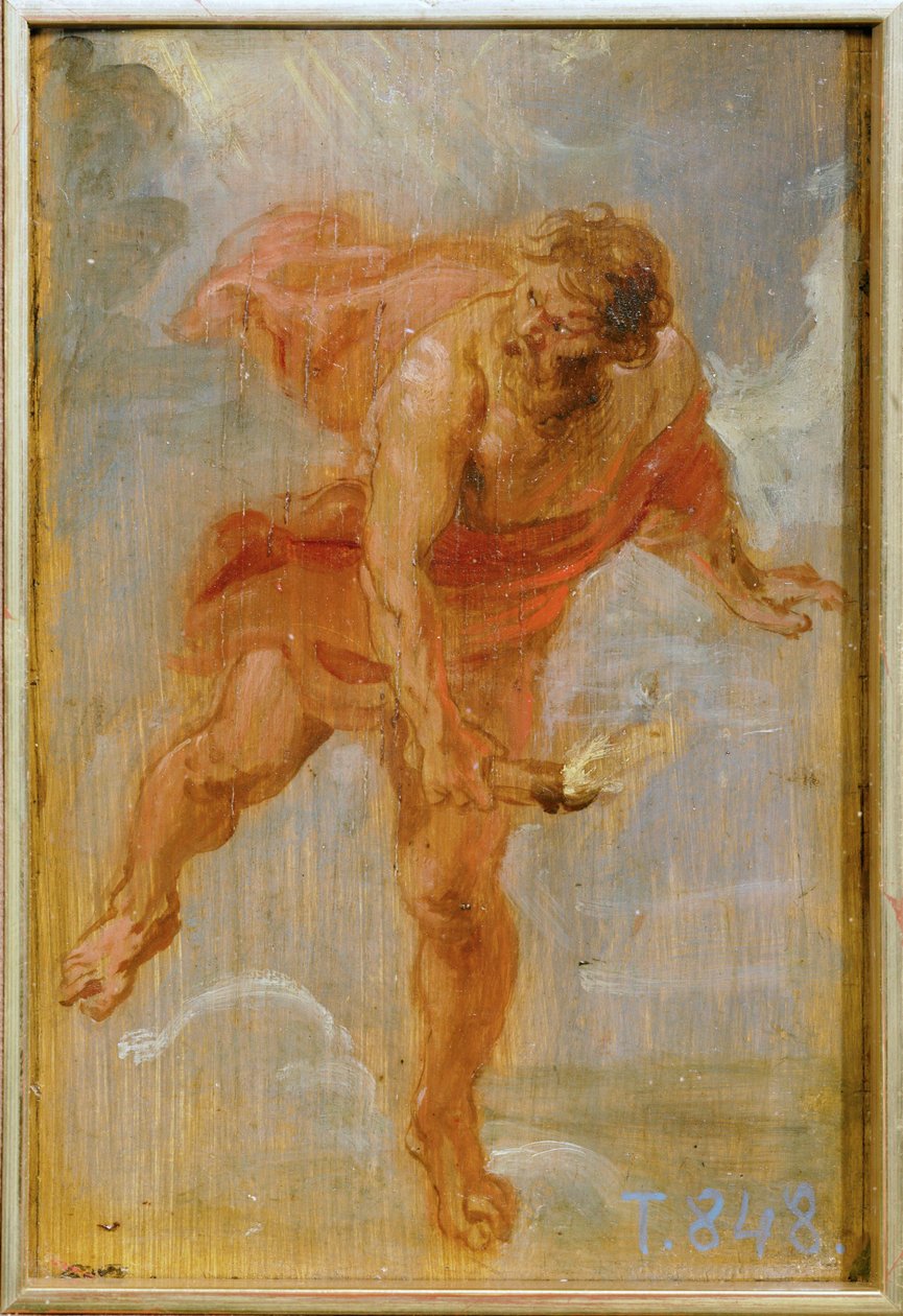 Prometeo con il marchio di fuoco (dipinto su tavola) da Peter Paul Rubens