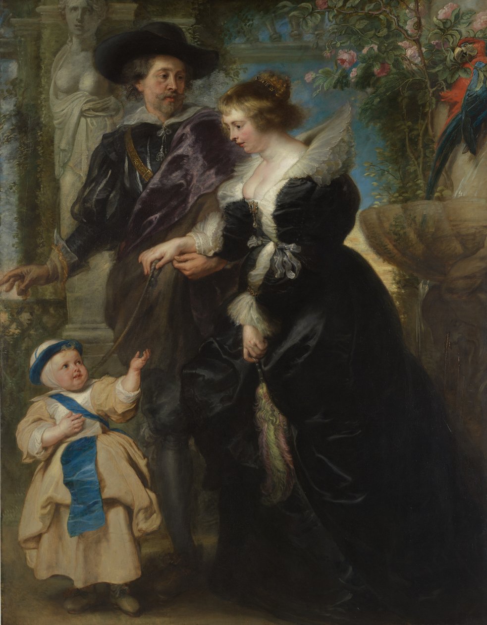 Rubens, sua moglie Helena Fourment e il loro figlio Frans, ca. 1635 da Peter Paul Rubens