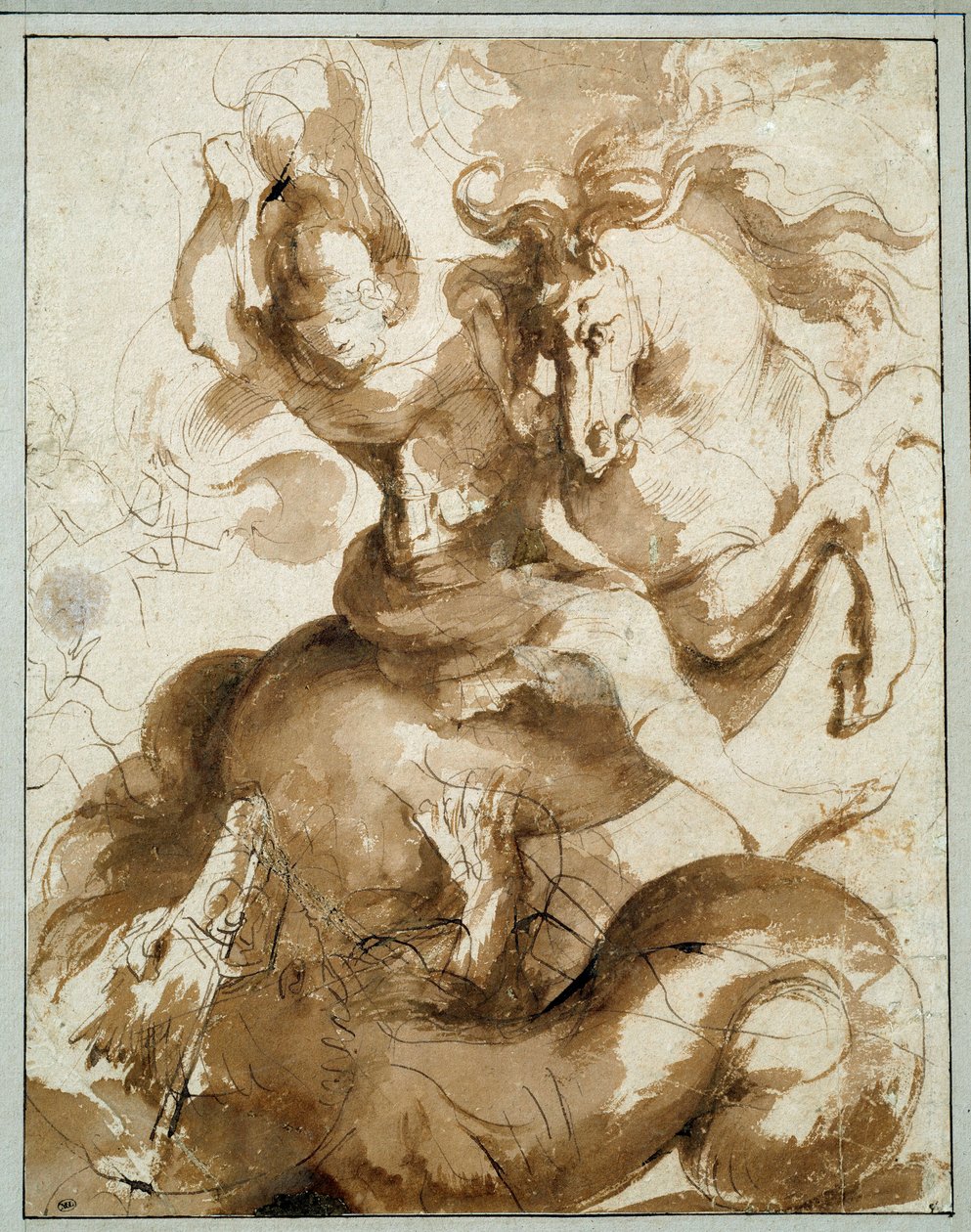 San Giorgio che uccide il drago da Peter Paul Rubens
