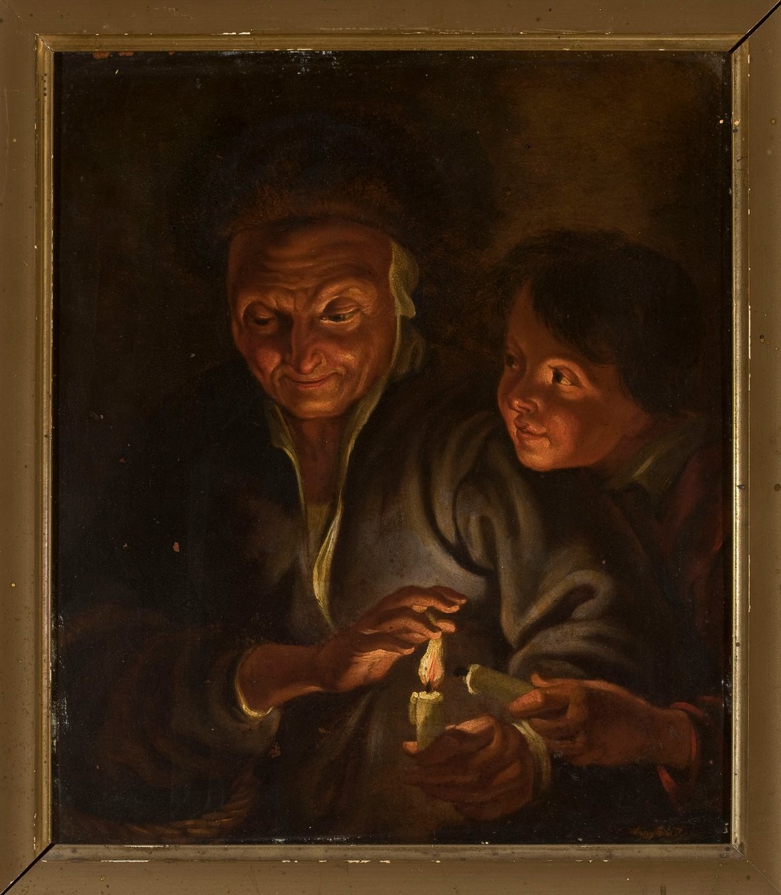 Vecchia e ragazzo con una candela da Peter Paul Rubens