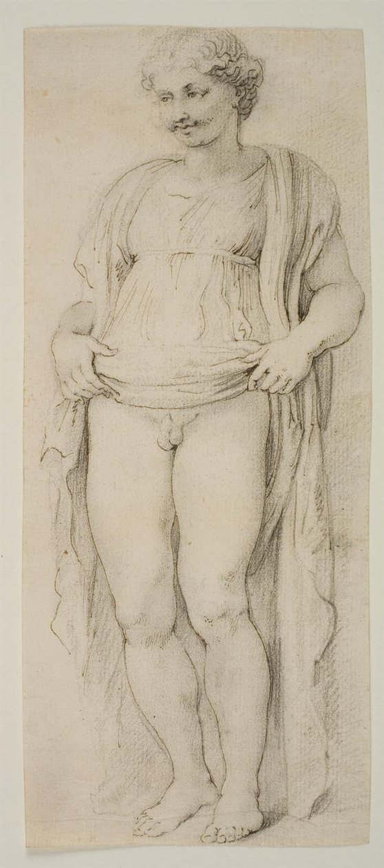 Ermafrodito in piedi da Peter Paul Rubens
