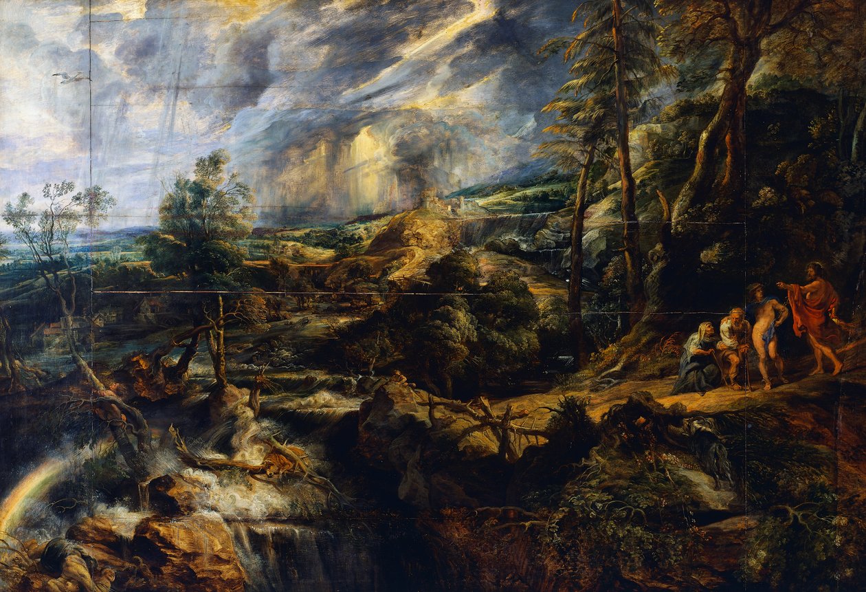 Paesaggio tempestoso, c.1625 da Peter Paul Rubens