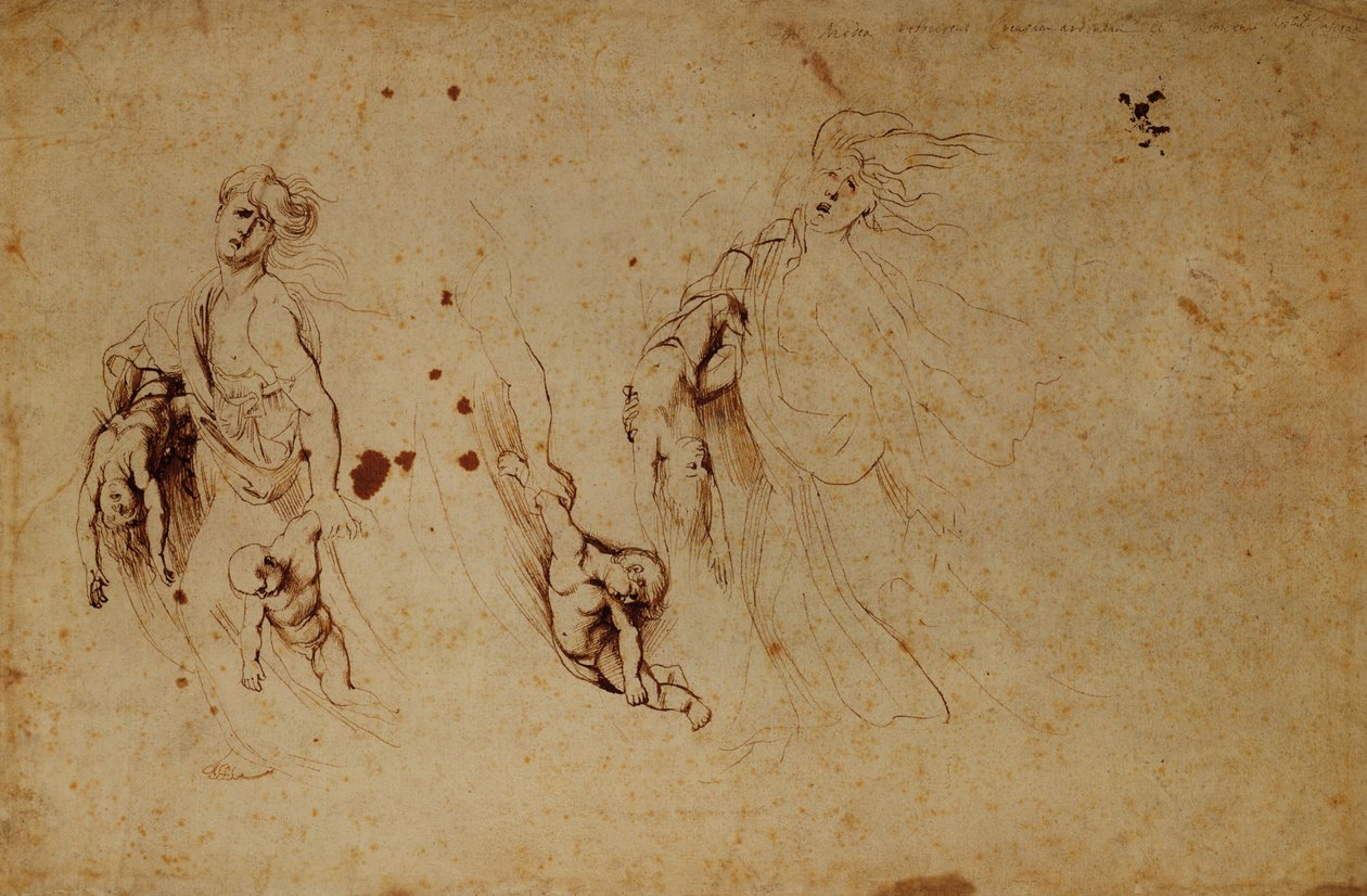 Studio di Medea che uccide i suoi figli da Peter Paul Rubens