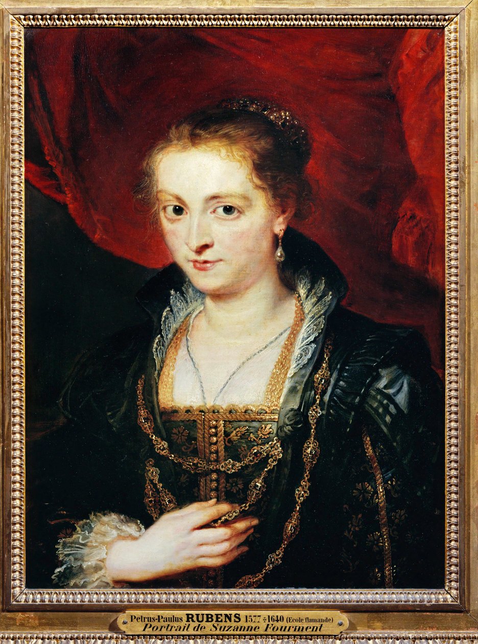 Suzanne Fourment, sorella di Helene (dipinto su legno) da Peter Paul Rubens