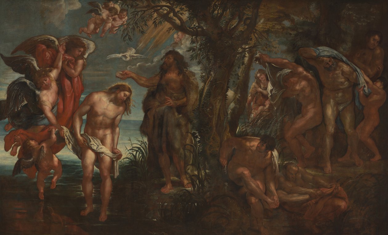 Il battesimo di Cristo da Peter Paul Rubens