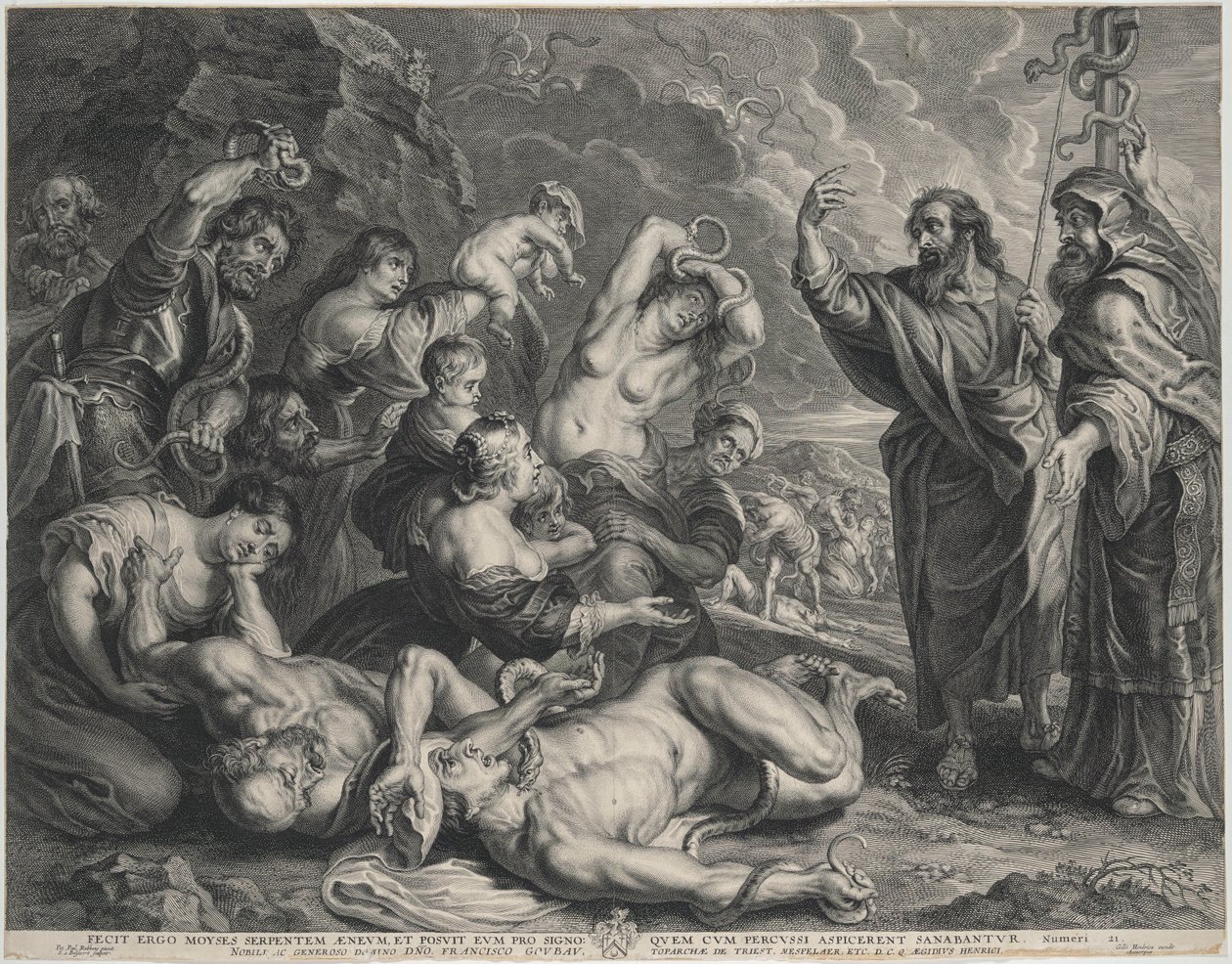 Il serpente di bronzo da Peter Paul Rubens