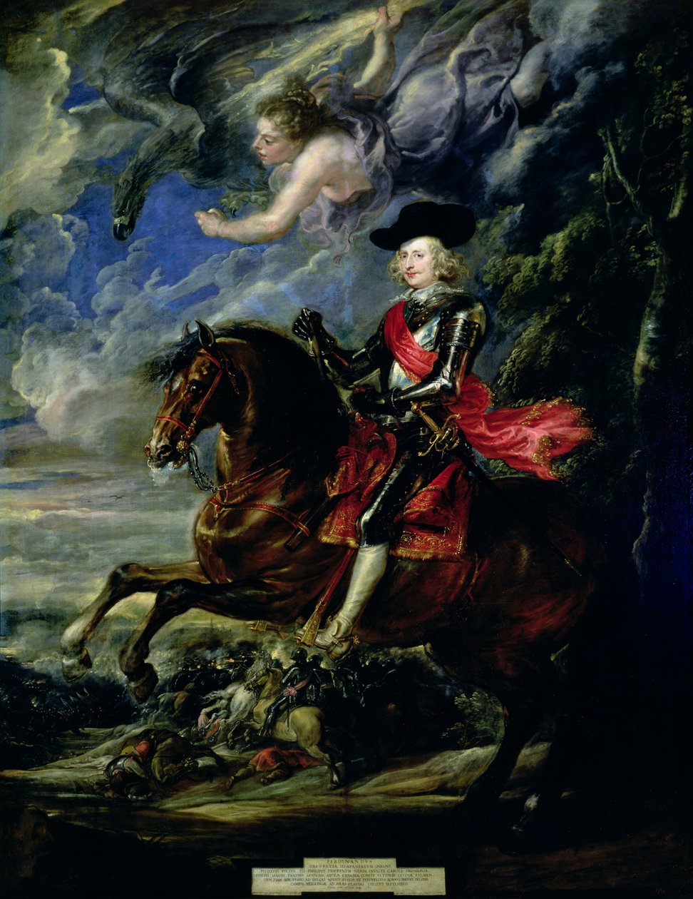 Il Cardinale Infante Ferdinando alla Battaglia di Nordlingen, c.1634 da Peter Paul Rubens