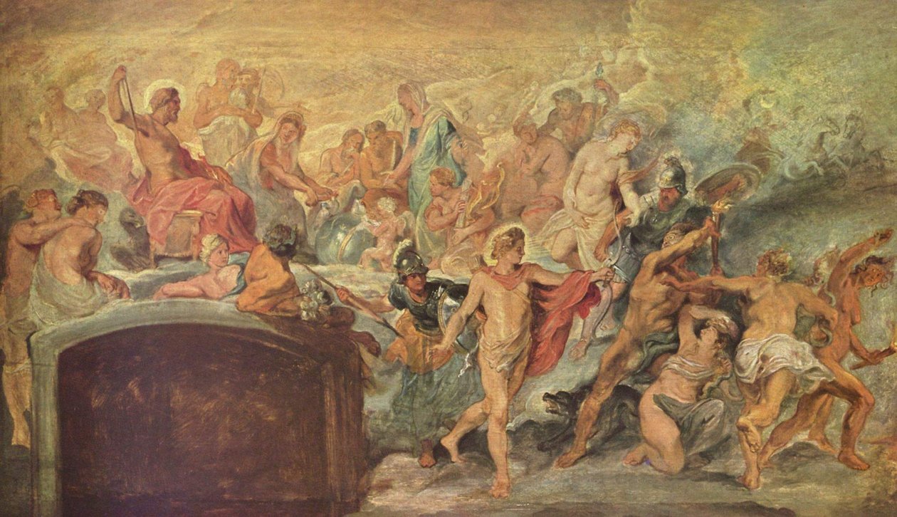 Il consiglio degli dei (schizzo per il ciclo dei Medici) n. 14 da Peter Paul Rubens