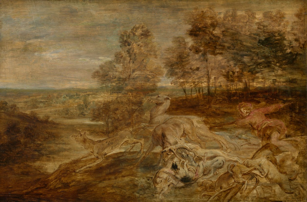 La caccia al cervo da Peter Paul Rubens