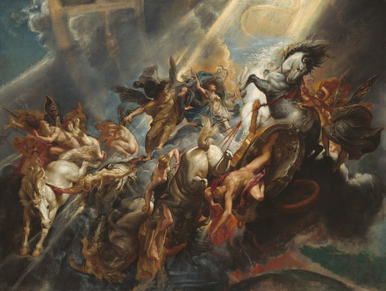 La caduta di Fetonte da Peter Paul Rubens