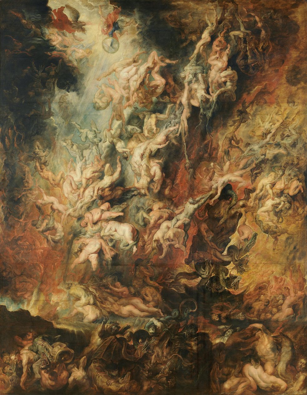 La caduta dei dannati da Peter Paul Rubens