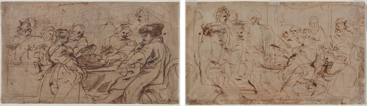 La Festa di Erode (recto) Tomiri con la Testa di Ciro (verso) da Peter Paul Rubens