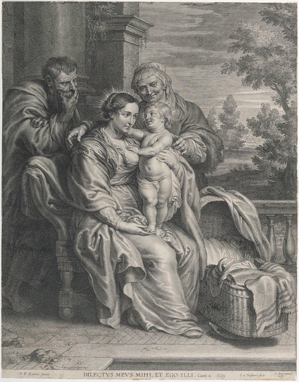 La Sacra Famiglia con Sant