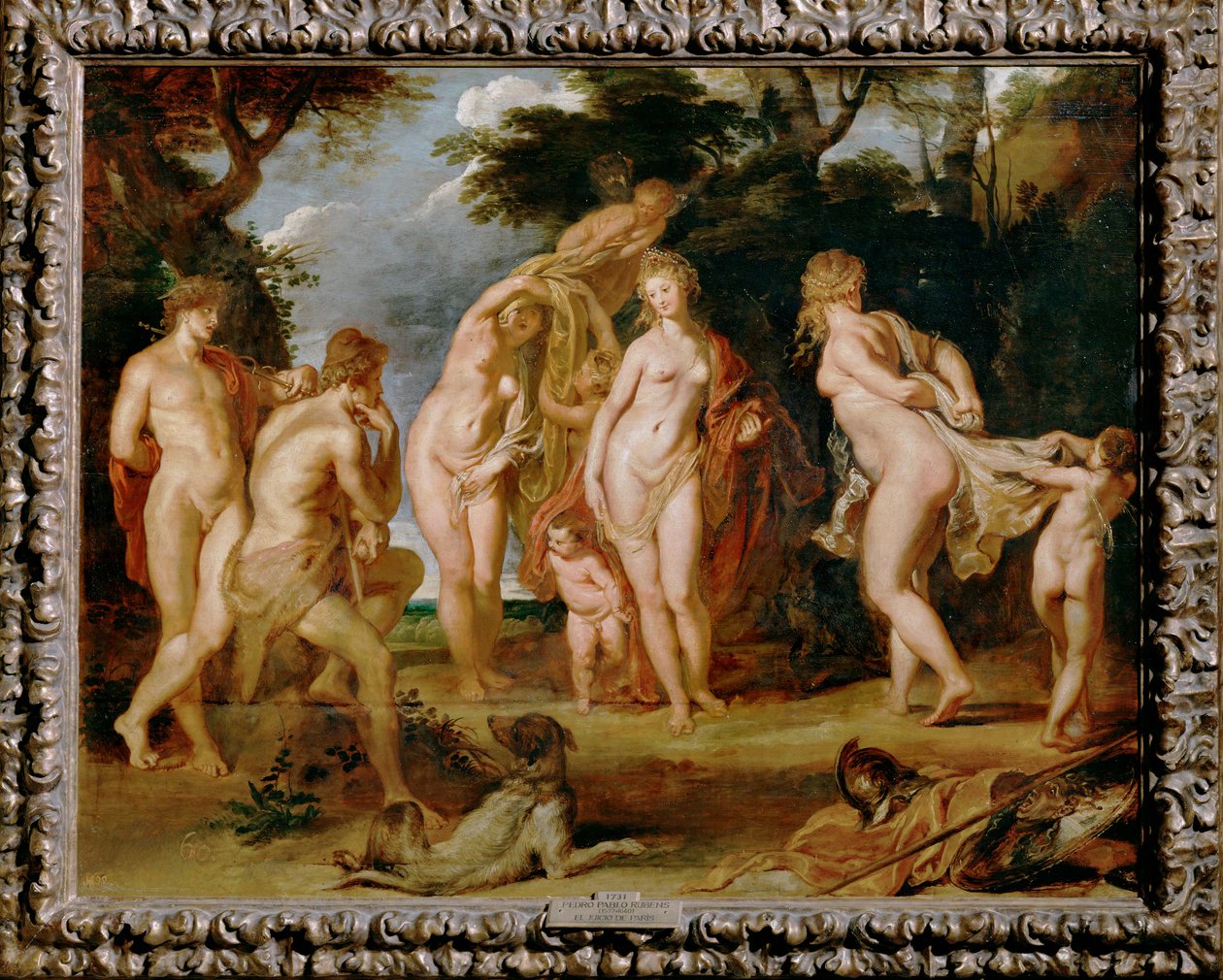 Il giudizio di Parigi (dipinto su tavola) da Peter Paul Rubens