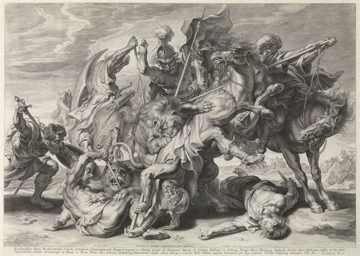 La caccia al leone da Peter Paul Rubens