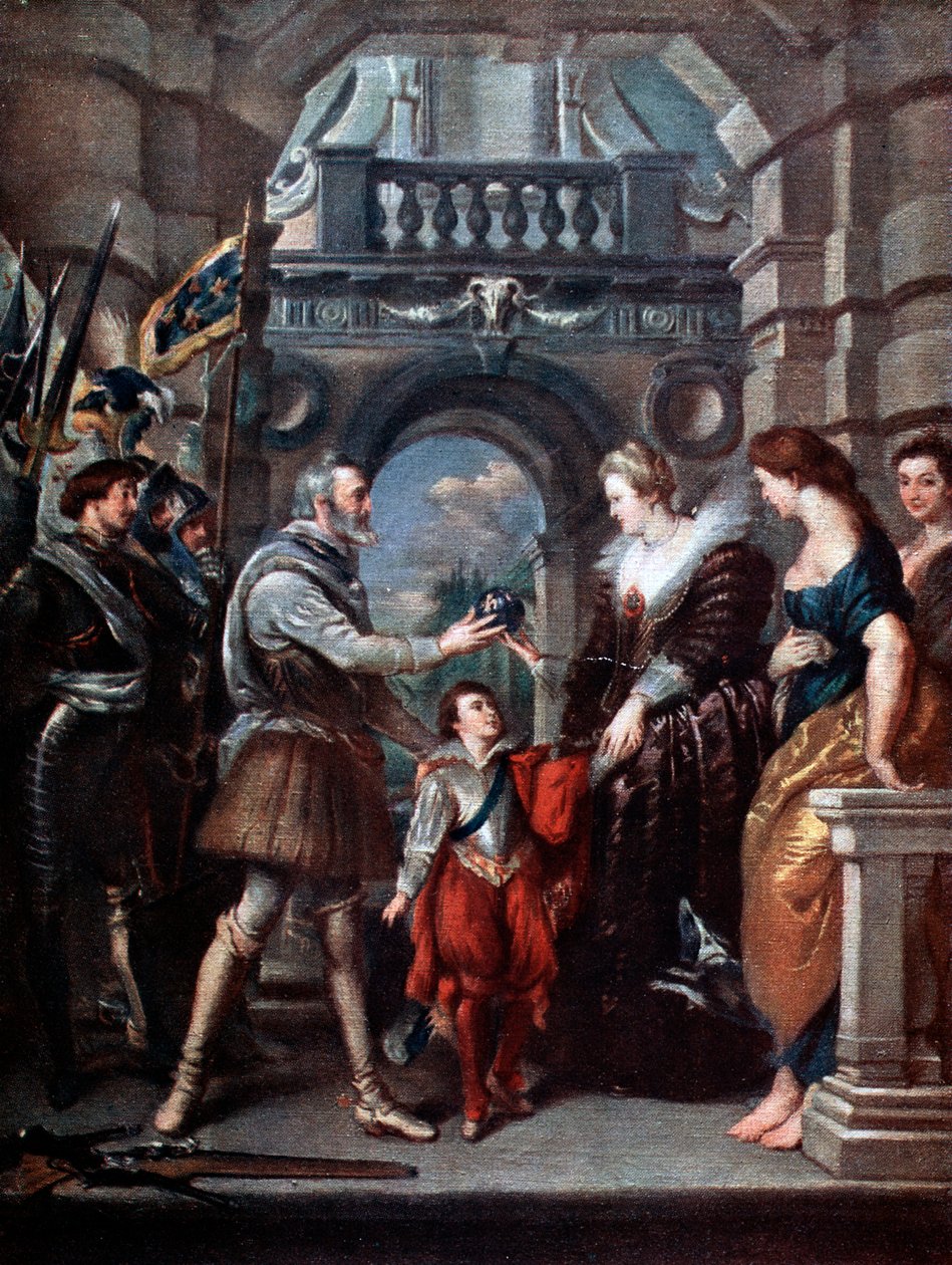 Il ciclo dei Medici: Enrico IV parte per la guerra in Germania, 20 marzo 1610, 1621-1625 da Peter Paul Rubens