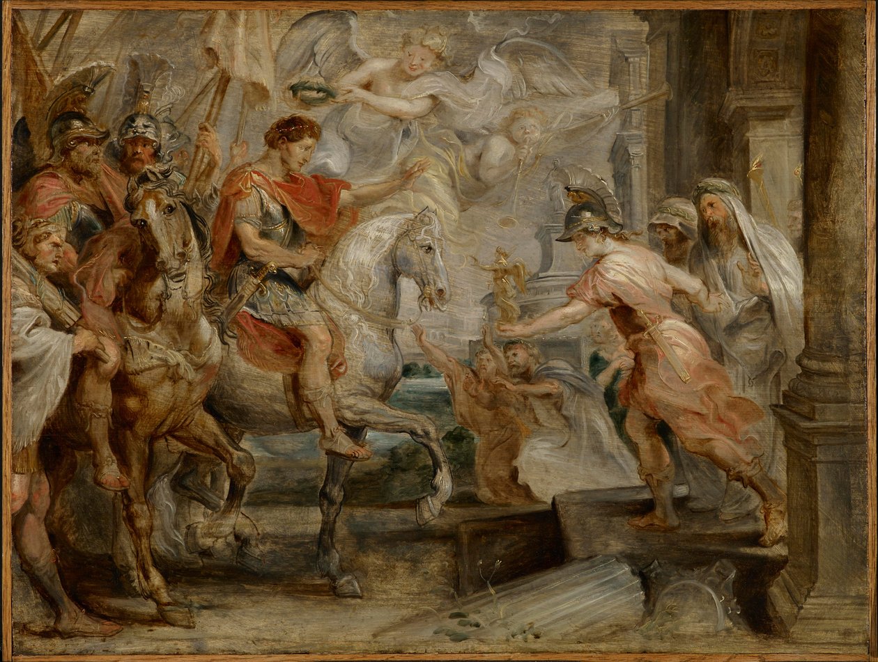 Ingresso trionfale di Costantino a Roma da Peter Paul Rubens