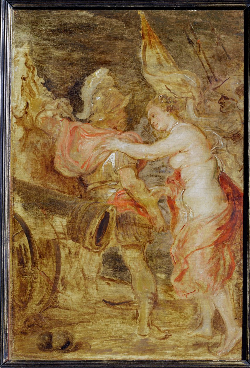 Venere accompagna Marte in guerra (dipinto su tavola) da Peter Paul Rubens