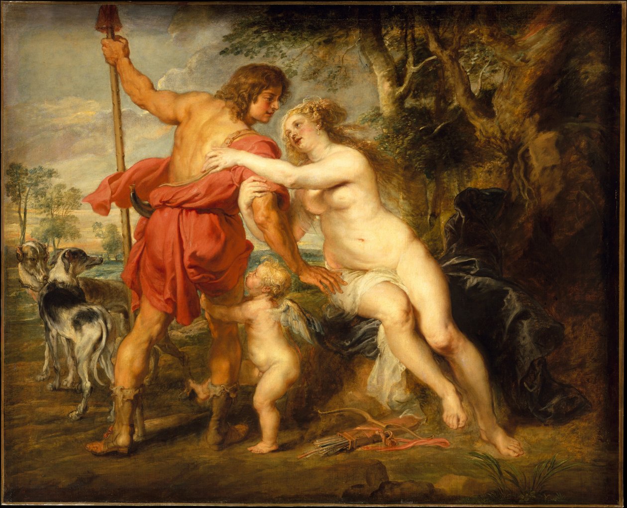 Venere e Adone da Peter Paul Rubens