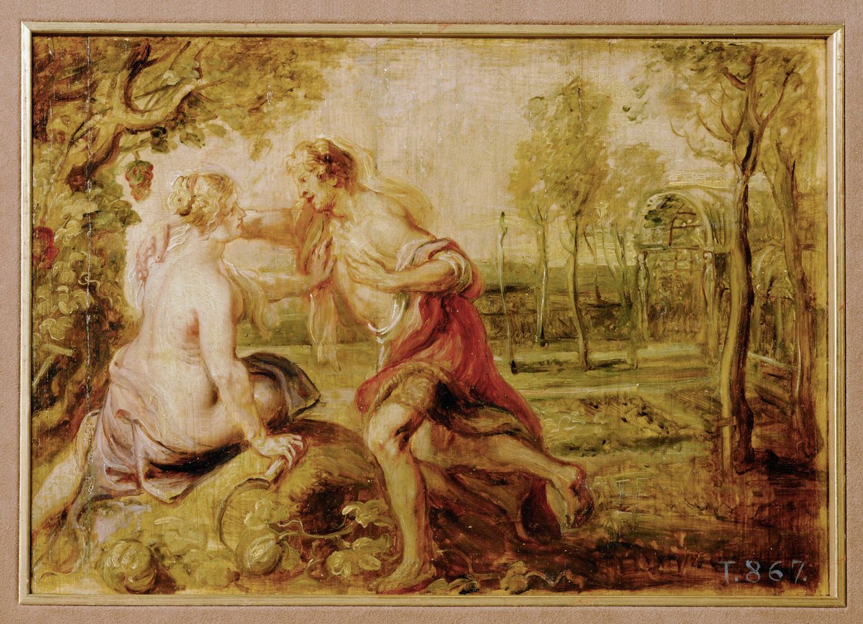 Vertumnus e Pomona (dipinto su tavola) da Peter Paul Rubens