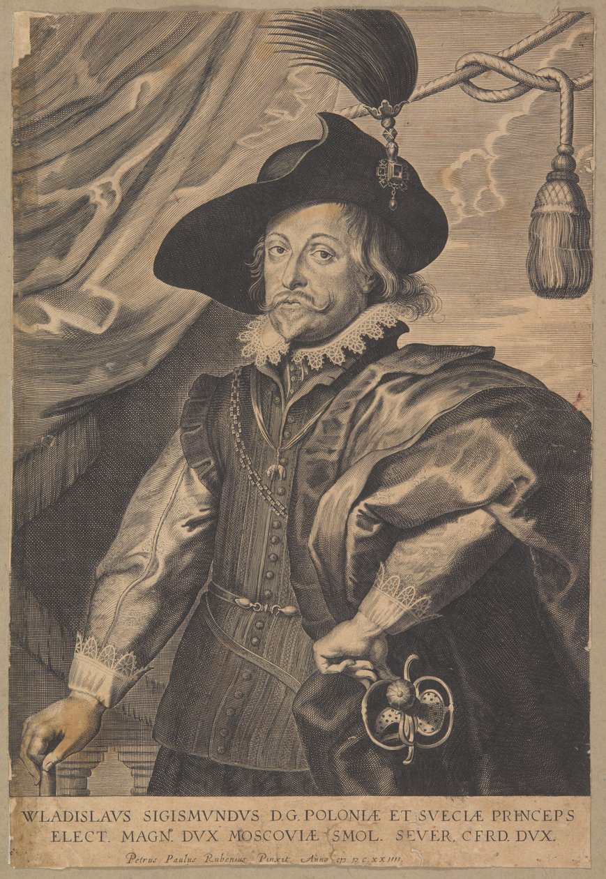 Władysław IV Vasa (1595-1648), re di Polonia e gran duca di Lituania dal 1632 al 1648 da Peter Paul Rubens