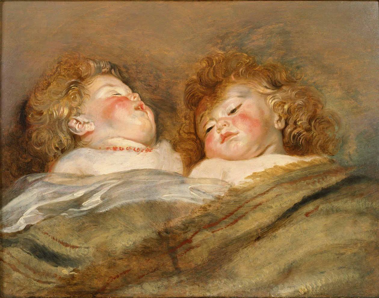 Due bambini addormentati da Peter Paul Rubens