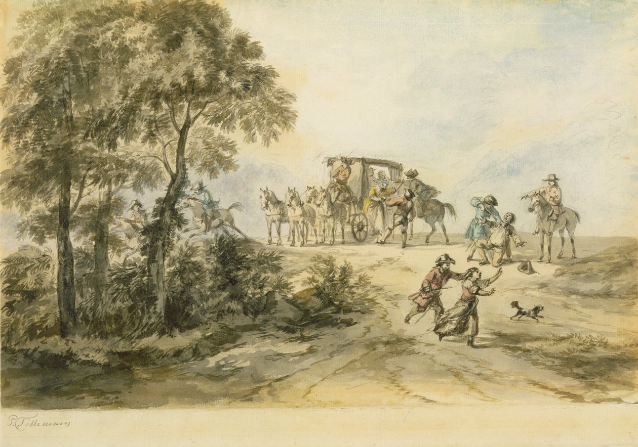 Carrozza e bandito da Peter Tillemans