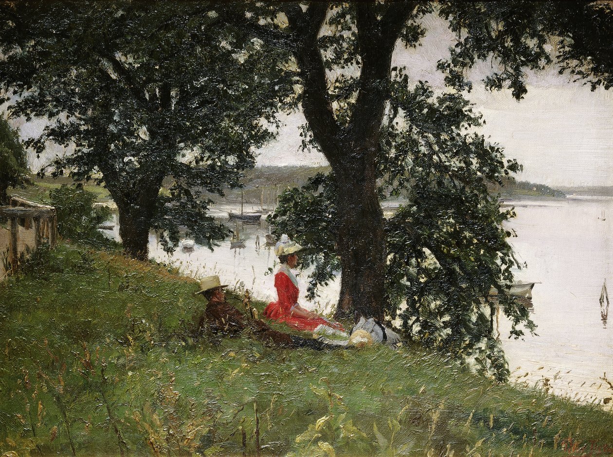 Sulla riva | Peter Vilhelm Ilsted | Stampa d'arte