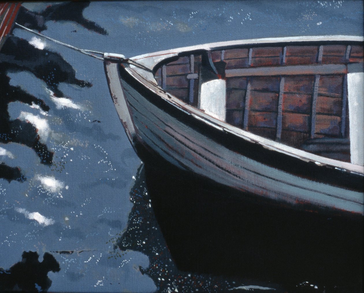 Dockside: Stoccolma, 2004 (olio su tela) da Peter Wilson