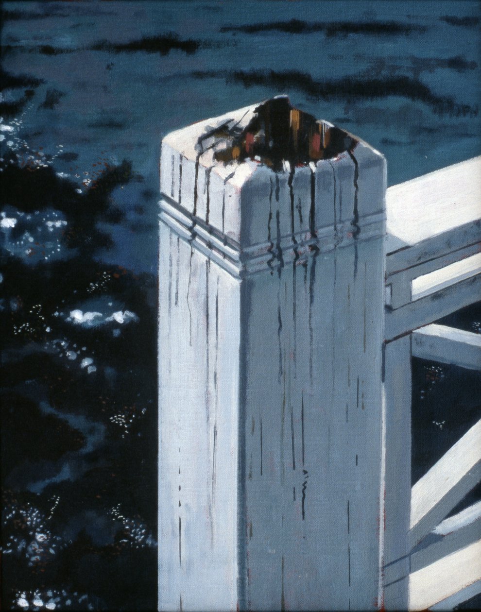Rotten Post :Stoccolma, 2004 (olio su tela) da Peter Wilson