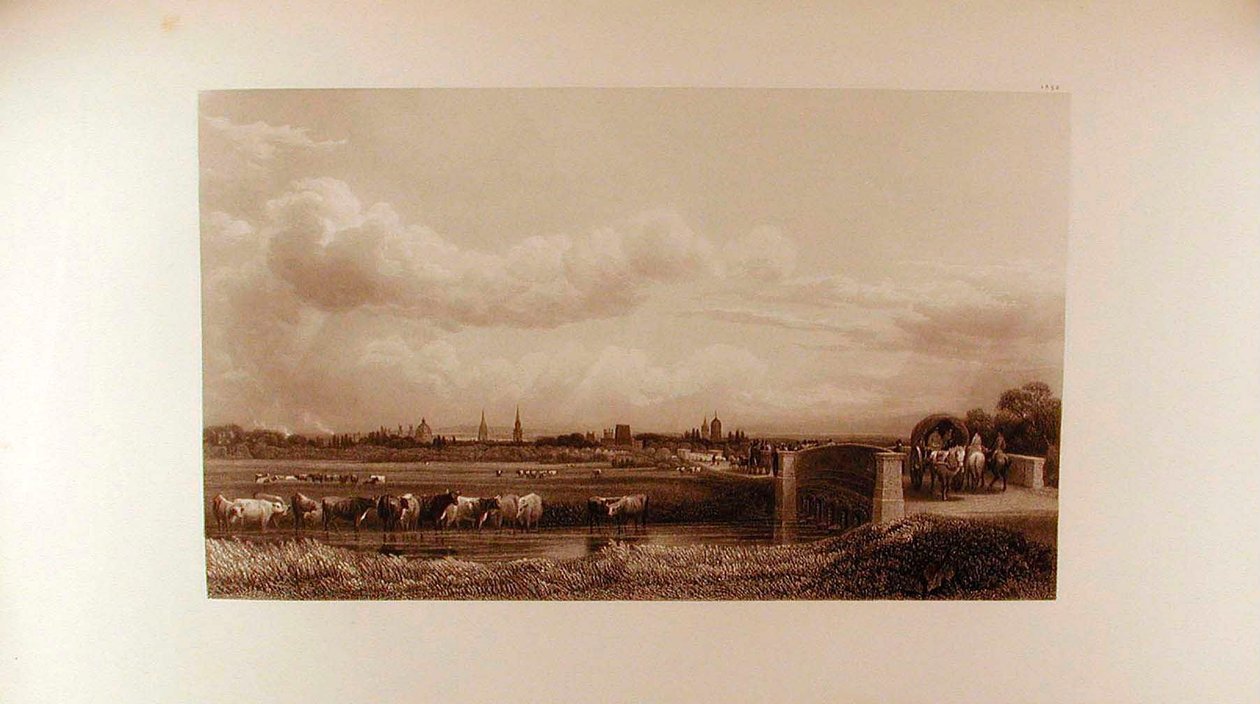 Una veduta di Oxford, vista da ovest da Peter de Wint