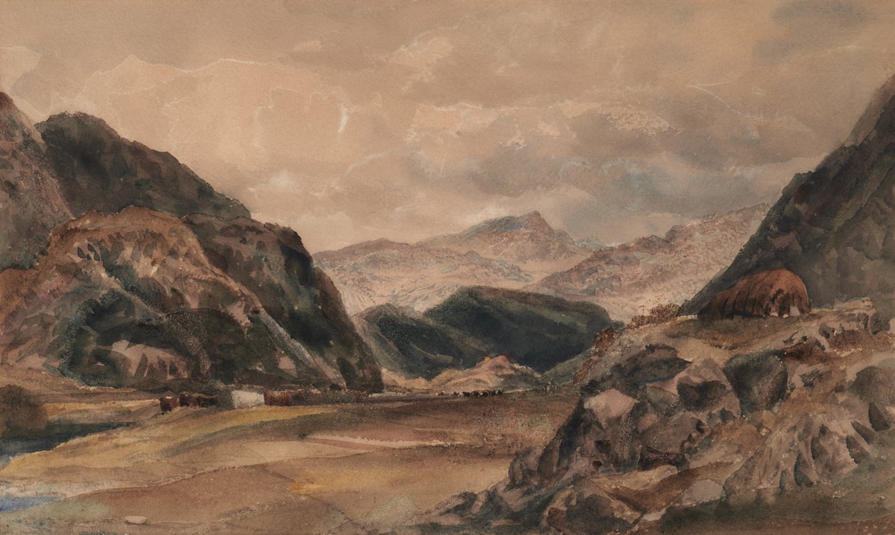 Beddgelert, Galles del Nord da Peter de Wint
