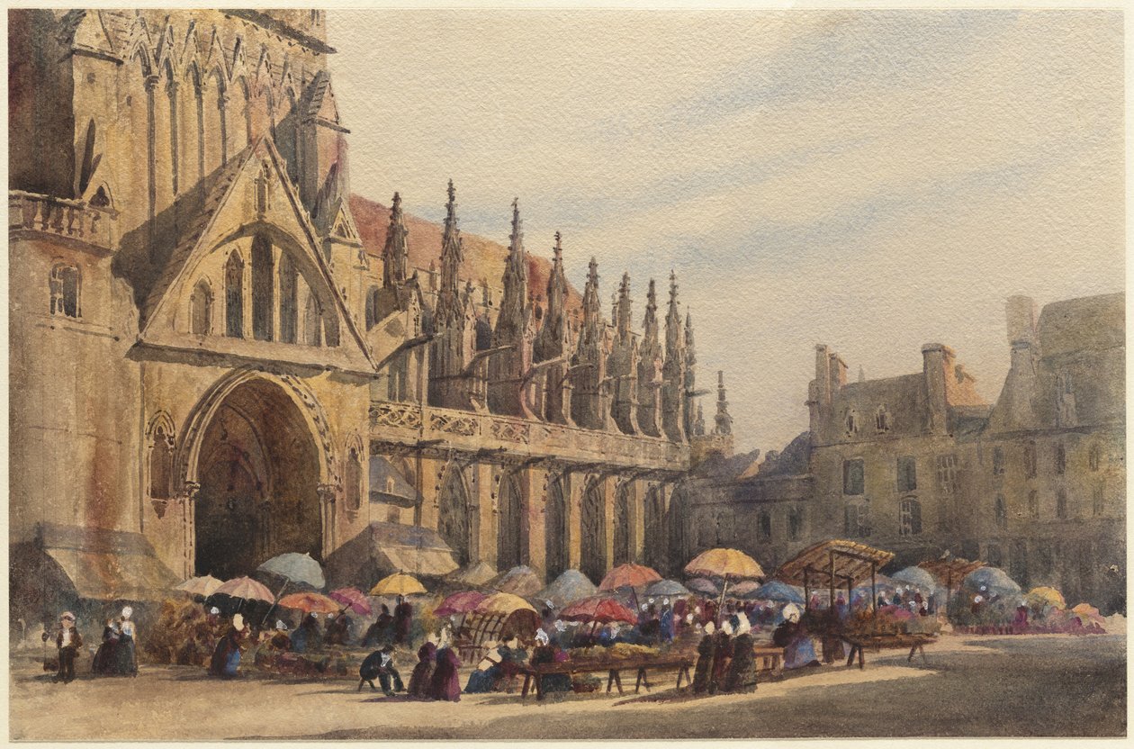 Cattedrale di Dieppe da Peter de Wint