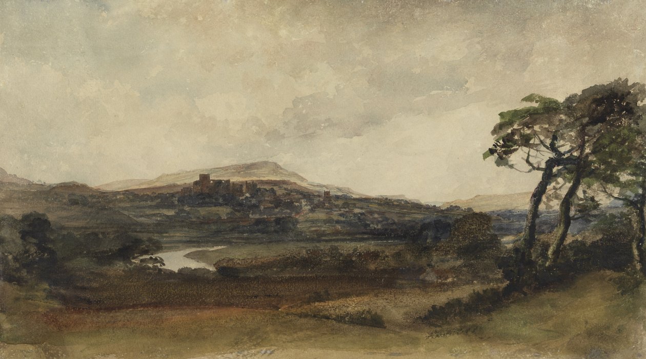 Middleham, Yorkshire da Peter de Wint