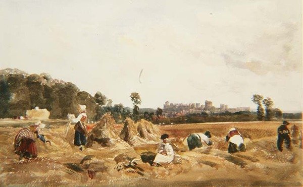 Campo di grano, Windsor da Peter de Wint