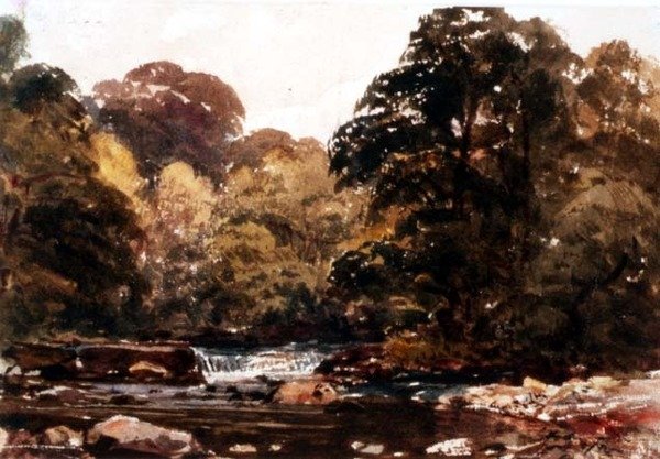 Paesaggio fluviale da Peter de Wint