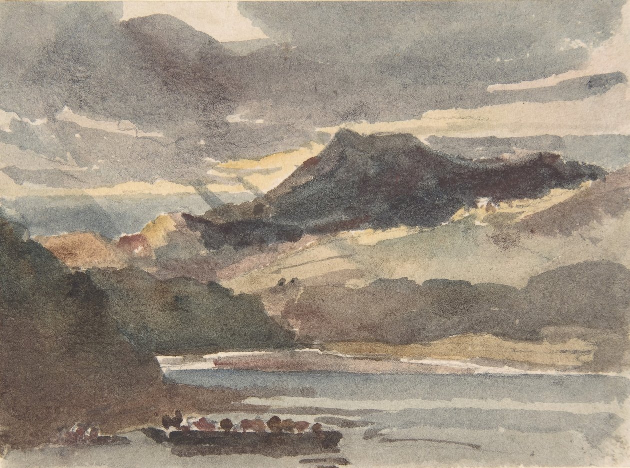 Studio per Il Traghetto da Peter de Wint
