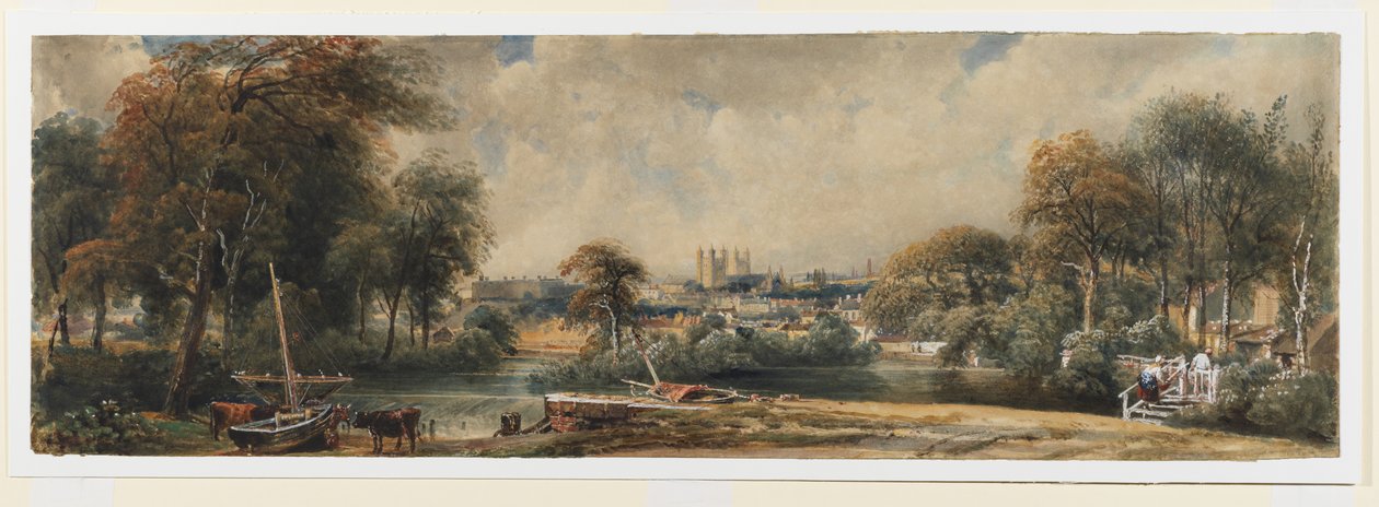 Veduta di Exeter dall
