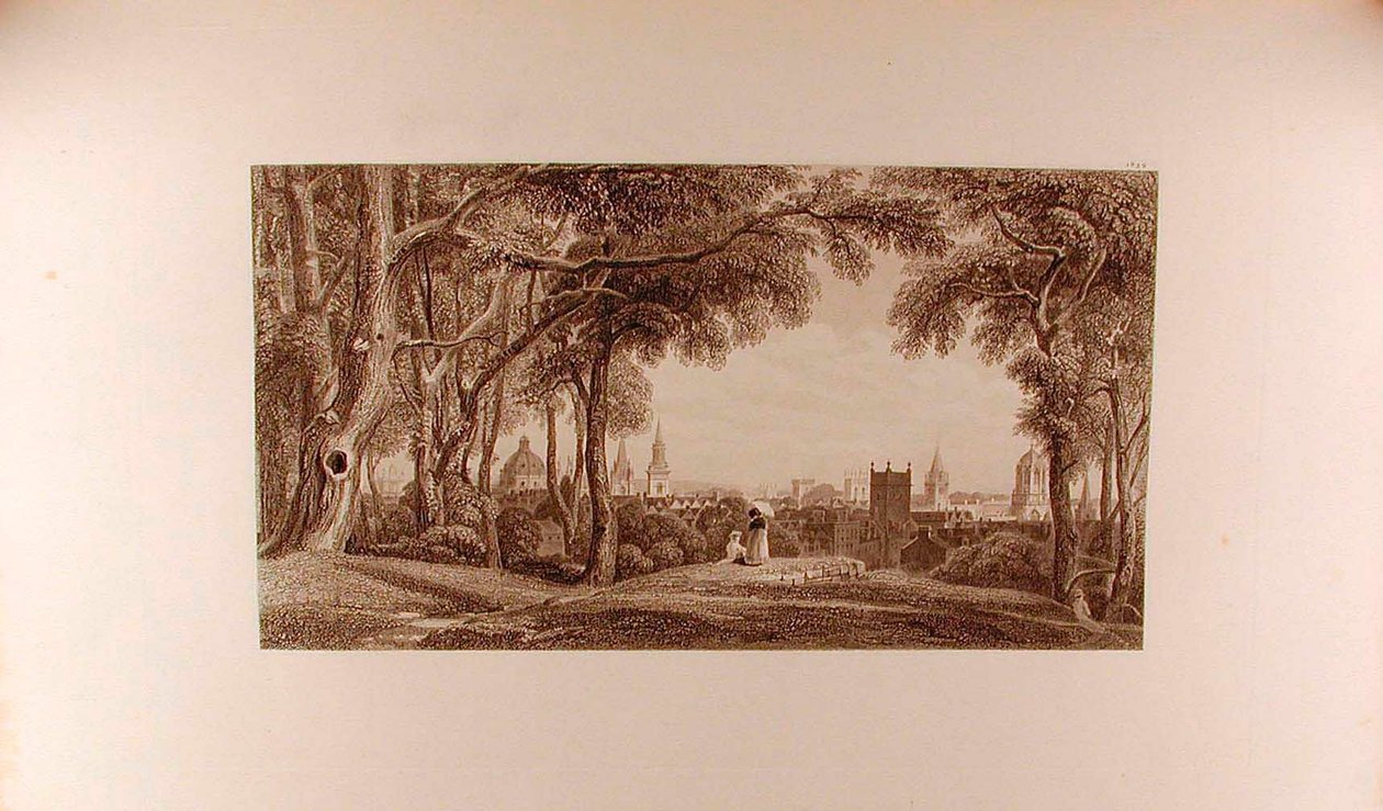 Veduta di Oxford dalla collina del castello da Peter de Wint